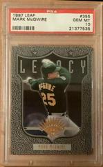 Mark McGwire #355 Baseball Cards 1997 Leaf Prices
