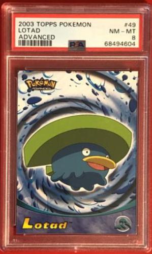 Lotad #49 Pokemon 2003 Topps Advanced