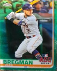 Alex Bregman [Green Refractor] #72 Baseball Cards 2019 Topps Chrome Update Prices