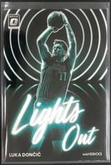 Luka Doncic #10 Basketball Cards 2022 Panini Donruss Optic Lights Out Prices