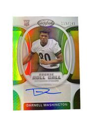 Darnell Washington #RRCS-12 Football Cards 2023 Panini Certified Rookie Roll Call Signatures Prices