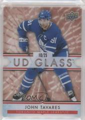 John Tavares [Red] #GS-23 Hockey Cards 2021 Upper Deck Ovation UD Glass Stars Prices