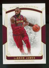 LeBron James [Gold] Basketball Cards 2017 Panini National Treasures Prices