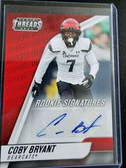Coby Bryant #TH-CBR Football Cards 2022 Panini Chronicles Draft Picks Threads Rookie Signatures Prices