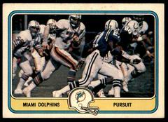 Miami Dolphins [Pursuit] #28 Football Cards 1981 Fleer Team Action Prices