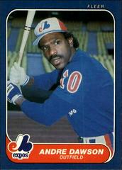 Andre Dawson #246 Baseball Cards 1986 Fleer Prices