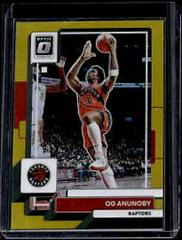OG Anunoby [Gold] #1 Basketball Cards 2022 Panini Donruss Optic Prices
