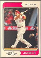 Mike Trout [Mini] #5 Baseball Cards 2023 Topps Heritage Prices