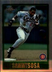 Sammy Sosa #102 Baseball Cards 1997 Topps Chrome Prices