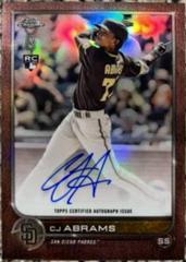 CJ Abrams [Rose Gold] #BBA-CA Baseball Cards 2022 Topps Chrome Ben Baller Autographs Prices