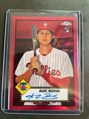 Alec Bohm #PA-ABM Baseball Cards 2021 Topps Chrome Platinum Anniversary Autographs Prices
