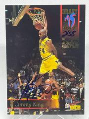 Jimmy King #24 Basketball Cards 1995 Signature Rookies Draft Day Prices
