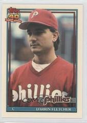 Darrin Fletcher #9 Baseball Cards 1991 Topps Tiffany Prices