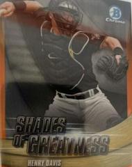 Henry Davis [Orange] #SG-3 Baseball Cards 2022 Bowman Chrome Shades of Greatness Prices