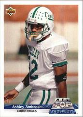 Ashley Ambrose #G13 Football Cards 1992 Upper Deck Gold Prices