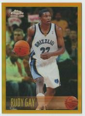 Rudy Gay [Gold Refractor] #184 Basketball Cards 2006 Topps Chrome Prices
