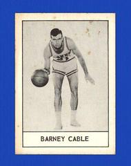 Barney Cable Basketball Cards 1961 Essex Meats Hawks Prices