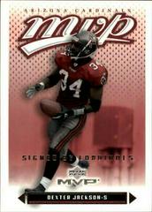 Dexter Jackson Football Cards 2003 Upper Deck MVP Prices