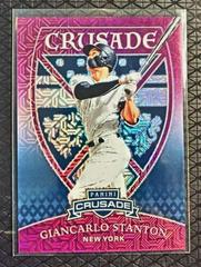 Giancarlo Stanton [Purple Mojo] Baseball Cards 2018 Panini Chronicles Crusade Prices