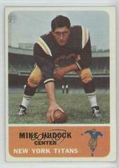 Mike Hudock #61 Football Cards 1962 Fleer Prices
