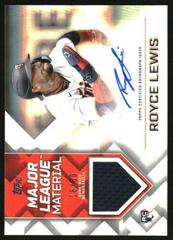Royce Lewis [Red] Baseball Cards 2022 Topps Update Major League Material Autographs Prices