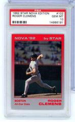 Roger Clemens #102 Baseball Cards 1992 Star Nova Edition Prices