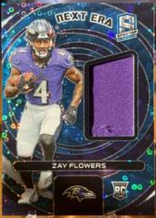 Zay Flowers [Blue Neon] #6 Football Cards 2023 Panini Spectra Next Era Prices