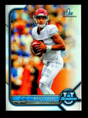 Bryce Young [SP] Football Cards 2021 Bowman University Prices