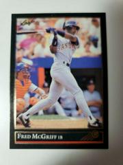 Fred McGriff [Gold] #274 Baseball Cards 1992 Leaf Prices
