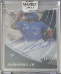 Vladimir Guerrero Jr. #TEK-VG Baseball Cards 2022 Topps Clearly Authentic Tek Autographs Prices