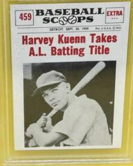 Harvey Kuenn Takes [A. L. Batting Title] #459 Baseball Cards 1961 NU Card Scoops Prices
