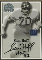 Sam Huff [Autograph] Football Cards 2000 Fleer Greats of the Game Autographs Prices
