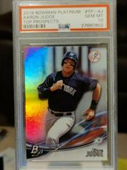 Aaron Judge Baseball Cards 2016 Bowman Platinum Top Prospects Prices