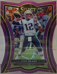 Tom Brady [Die Cut Purple Prizm] Football Cards 2019 Panini Select Prices