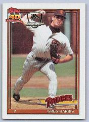 Greg Harris #749 Baseball Cards 1991 Topps Desert Shield Prices