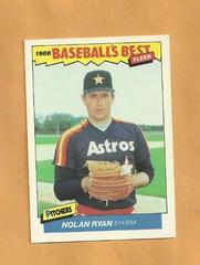 Nolan Ryan #30 Baseball Cards 1986 Fleer Baseball's Best Prices