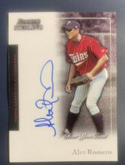 Alex Romero [Autograph Refractor] Baseball Cards 2004 Bowman Sterling Prices
