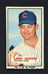 Larry Jackson [Hand Cut] #2 Baseball Cards 1965 Bazooka Prices