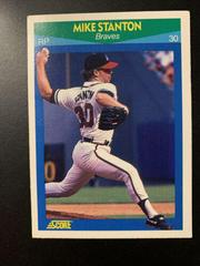 Mike Stanton Baseball Cards 1990 Score Rising Stars Prices