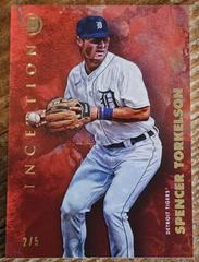 Spencer Torkelson [Red Foil] #50 Baseball Cards 2021 Bowman Inception Prices