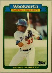Eddie Murray #16 Baseball Cards 1990 Woolworth Prices