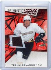 Teemu Selanne [Red Jersey] #104 Hockey Cards 2021 SP Game Used Prices