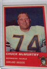 Chuck McMurtry #66 Football Cards 1963 Fleer Prices