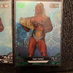 Jade Cargill [Green Pyro] Wrestling Cards 2023 Upper Deck AEW Prices