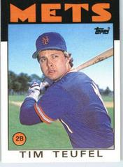 Tim Teufel Baseball Cards 1986 Topps Traded Prices