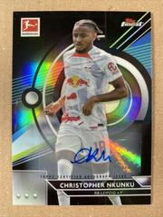 Christopher Nkunku [Black] #BCA-CN Soccer Cards 2022 Topps Finest Bundesliga Autographs Prices