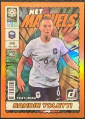 Sandie Toletti [Orange] Soccer Cards 2023 Donruss FIFA Women's World Cup Net Marvels Prices