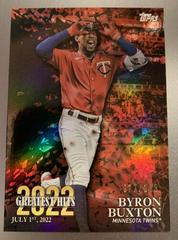 Byron Buxton [Black] #22GH-5 Baseball Cards 2023 Topps 2022 Greatest Hits Prices