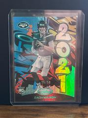 Zach Wilson [Blue] #2021-17 Football Cards 2021 Panini Certified 2021 Insert Prices