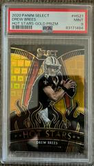 Drew Brees [Gold Prizm] Football Cards 2020 Panini Select Hot Stars Prices